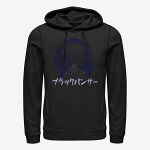 Queens Marvel Avengers Classic - Black Panther Kanji Unisex Hoodie Black