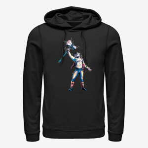 Queens Marvel Thor: Love and Thunder - Stormbreaker Salute Unisex Hoodie Black