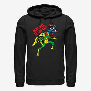 Queens Marvel Avengers Classic - Cap & Vision Unisex Hoodie Black