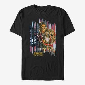Queens Marvel Black Panther: Wakanda Forever - Iron Heart Poster look Unisex T-Shirt Black