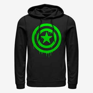 Queens Marvel Avengers Classic - Oozing Shield Unisex Hoodie Black