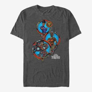 Queens Marvel Black Panther: Wakanda Forever - Girls Team Up Unisex T-Shirt Dark Heather Grey