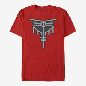 Queens Marvel Thor: Love and Thunder - Silver Symbol Unisex T-Shirt Red