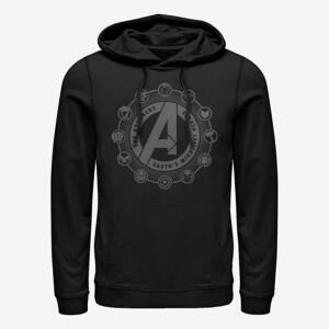 Queens Marvel Classic - Avenger Emblems Unisex Hoodie Black