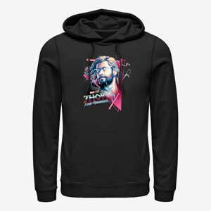 Queens Marvel Thor: Love and Thunder - Triangle God Unisex Hoodie Black