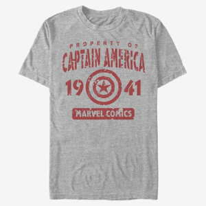 Queens Marvel Classic - Captains Property Unisex T-Shirt Heather Grey