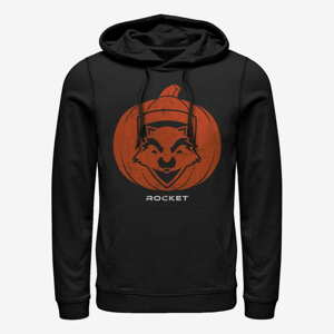 Queens Marvel Guardians Of The Galaxy - Rocket Pumpkin Unisex Hoodie Black