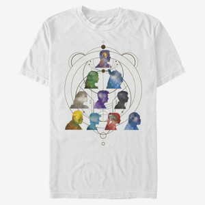 Queens Marvel The Eternals - SILHOUETTE HEADS Unisex T-Shirt White