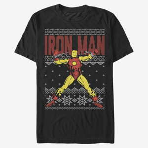Queens Marvel Avengers Classic - IronMan Ugly Unisex T-Shirt Black