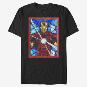 Queens Marvel Avengers Classic - Ironman Glass Unisex T-Shirt Black