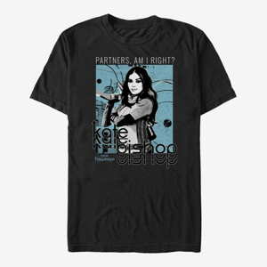 Queens Marvel Hawkeye - Kate Bishop Hero Shot Unisex T-Shirt Black