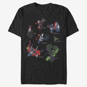 Queens Marvel - Venomized Heros Unisex T-Shirt Black