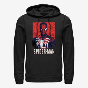 Queens Marvel - Square Paint Unisex Hoodie Black