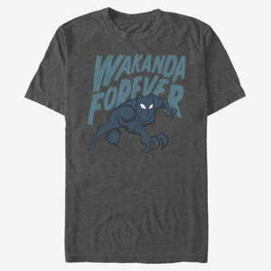 Queens Marvel Classic - Wakanda Saturday Morning Unisex T-Shirt Dark Heather Grey