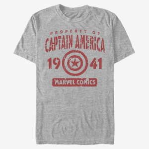 Queens Marvel Classic - Captains Property Unisex T-Shirt Heather Grey