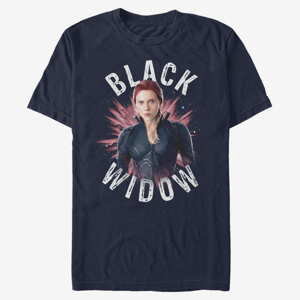 Queens Marvel Avengers: Endgame - Black Widow Burst Unisex T-Shirt Navy Blue