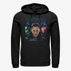 Queens Marvel Thor Ragnarok - Loki Surprise Trio Unisex Hoodie Black