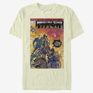 Queens Marvel The Eternals - VINTAGE STYLE COMIC COVER Unisex T-Shirt Natural