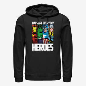 Queens Marvel Avengers Classic - Everyday Hero Dad Unisex Hoodie Black