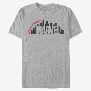 Queens Marvel Other - Skyline Logo Unisex T-Shirt Heather Grey