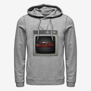 Queens Marvel WandaVision - Wanda TV Unisex Hoodie Heather Grey