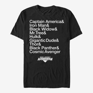 Queens Ms. Marvel - Name List Con Unisex T-Shirt Black