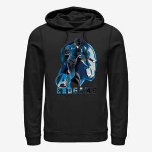 Queens Marvel Avengers: Endgame - Ironman Endgame Silhouette Unisex Hoodie Black