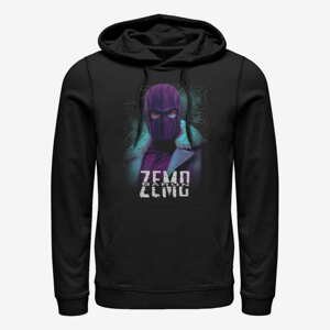 Queens Marvel The Falcon and the Winter Soldier - Zemo Purple Unisex Hoodie Black
