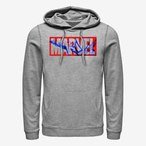 Queens Marvel - Peter Logo Unisex Hoodie Heather Grey