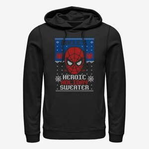 Queens Marvel Avengers Classic - Holiday Sweater Uncle Unisex Hoodie Black
