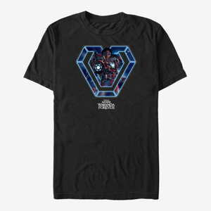 Queens Marvel Black Panther: Wakanda Forever - Iron Heart Neon Unisex T-Shirt Black