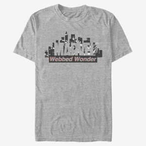 Queens Marvel - Webbed Wonder Unisex T-Shirt Heather Grey