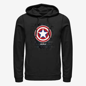 Queens Marvel - Hex Shield Unisex Hoodie Black