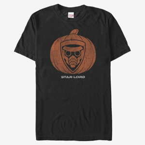 Queens Marvel Guardians Of The Galaxy - StarLord Pumpkin Unisex T-Shirt Black