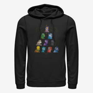 Queens Marvel The Eternals - SILHOUETTE HEADS Unisex Hoodie Black