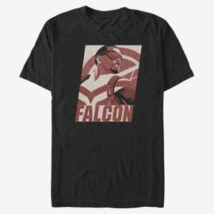 Queens Marvel The Falcon and the Winter Soldier - Falcon Poster Unisex T-Shirt Black