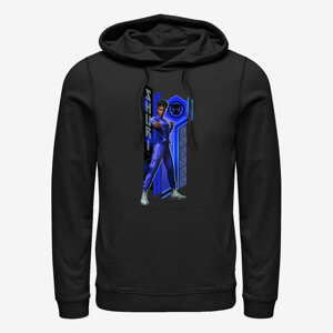 Queens Marvel Black Panther: Wakanda Forever - Shuri Pattern Unisex Hoodie Black