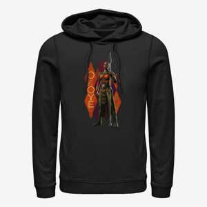 Queens Marvel Black Panther: Wakanda Forever - Okoye Pattern Unisex Hoodie Black