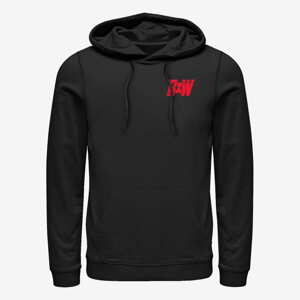 Queens Marvel Black Widow: Movie - BW LOGO CHEST HIT Unisex Hoodie Black