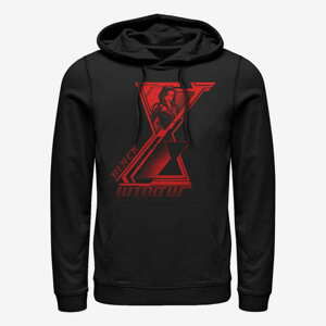 Queens Marvel Black Widow - Widow Symbol Unisex Hoodie Black