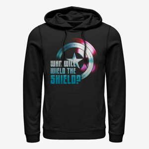 Queens Marvel The Falcon and the Winter Soldier - Wielding the Shield Unisex Hoodie Black