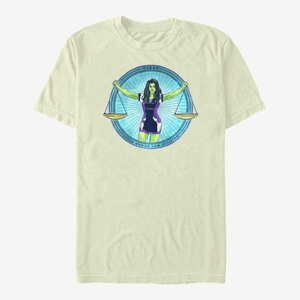 Queens Marvel She-Hulk: Attorney at Law - Super Human Law Division Badge Unisex T-Shirt Natural