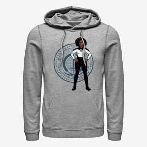 Queens Marvel WandaVision - Rambeau Badge Unisex Hoodie Heather Grey