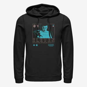 Queens Netflix Stranger Things - Eleven Infographic Unisex Hoodie Black