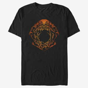 Queens Netflix Stranger Things - MIND FLAYER PUMPKIN FACE Unisex T-Shirt Black