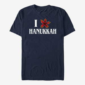 Queens Netflix Stranger Things - Demogorgon Hanukkah Unisex T-Shirt Navy Blue