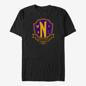 Queens MGM Wednesday - School Crest Unisex T-Shirt Black