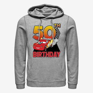 Queens Pixar Cars 2 - Lightning Birthday 50 Unisex Hoodie Heather Grey