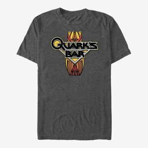 Queens Paramount Star Trek - Quarks Vintage Logo Unisex T-Shirt Dark Heather Grey