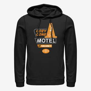 Queens Pixar Cars-Cars 2 - Cozy Cone Motel Unisex Hoodie Black